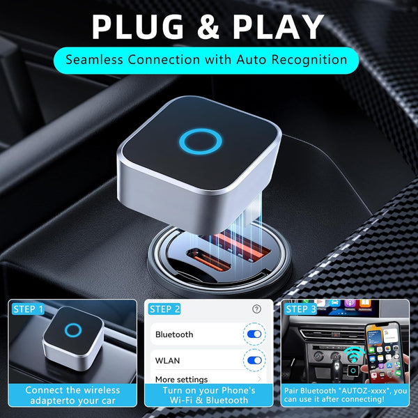 Adaptador Inalámbrico para CarPlay
