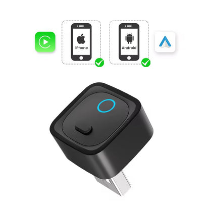 Adaptador CarPlay Inalámbrico con Botón Quick-Off