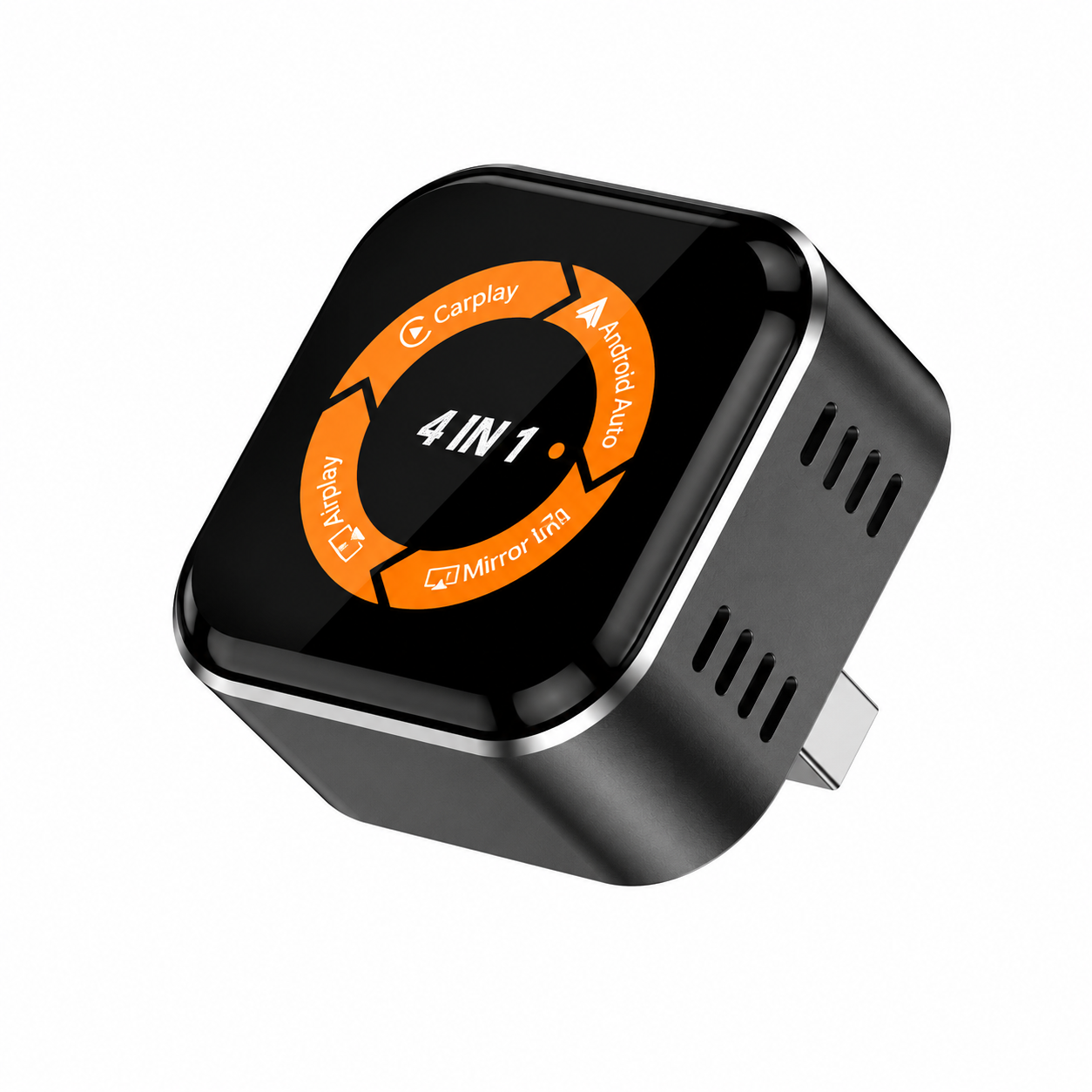 Adaptador 4 en 1 CarPlay, Android Auto, AirPlay y Android Mirror