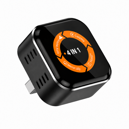 Adaptador 4 en 1 CarPlay, Android Auto, AirPlay y Android Mirror