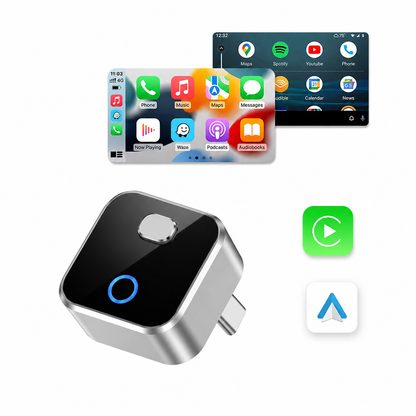 Adaptador CarPlay Inalámbrico con Botón Quick-Off